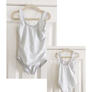 Girls all white One piece